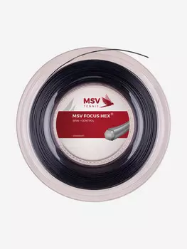 Струна для большого тенниса MSV Focus HEX, Черный