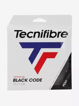 Струна для большого тенниса Tecnifibrecode 1.24, Черный