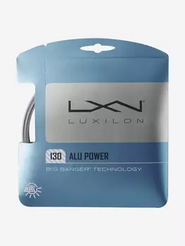Струна для большого тенниса Wilson Alu Power 130 SI 130, Серый