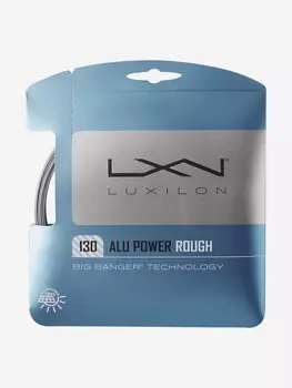 Струна для большого тенниса Wilson Alu Power Rough 130, Серый