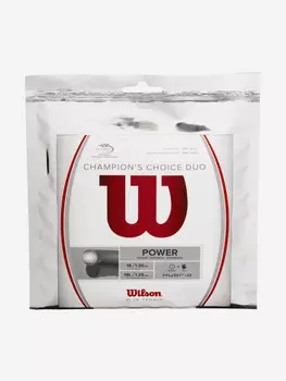 Струна для большого тенниса Wilson Champion's Choice DU, Белый