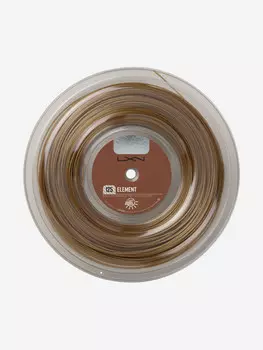 Струна для большого тенниса Wilson Element 125 200M Reel, Коричневый