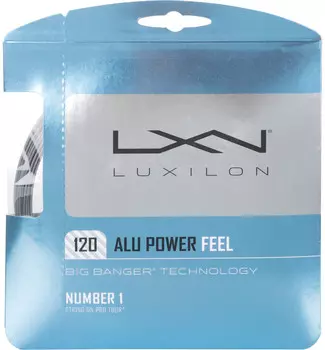 Струна теннисная Wilson Alu Power Feel 120, Серый