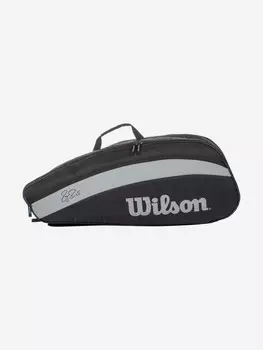 Сумка для 6 ракеток Wilson RF TEAM 6 PACK, Черный