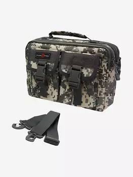 Сумка поясная Fish2Fish Riverbag серая цифра 30x20x10 см, Мультицвет