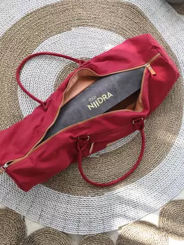 Сумка спортивная NiiDRA бордо увеличенной ширины, Красный