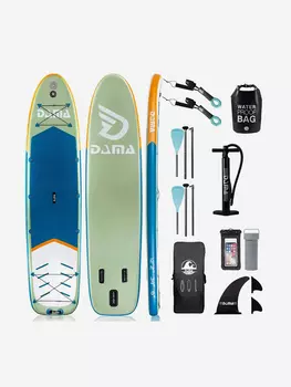 SUP-доска DAMA SERIES Fresh Water Couple, 12'2" 370-87-15 см, Зеленый