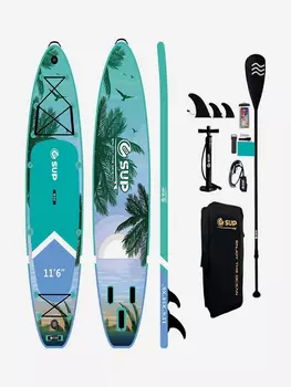 SUP-доска E-SUP Sunrise 11'6" 350*86*15 см, Мультицвет