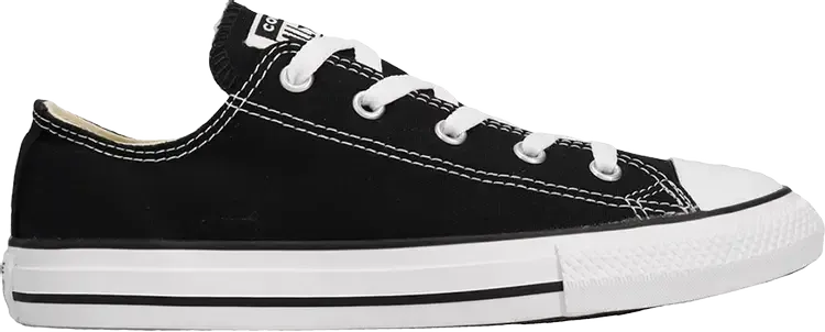 Кроссовки Converse Chuck Taylor All Star Ox GS Black White, черный