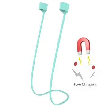 Для AirPods1/2/3 анти-потерянный магнитный силиконовый шнур для наушников, шнур для наушников Airpods Pro For Airpods 1/2/3 белый