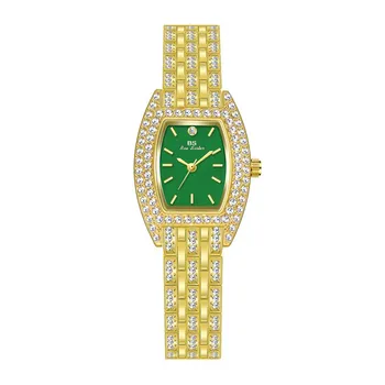 BEE SISTER BS женские наручные часы платье золотые часы женские часы из нержавеющей стали серебряные часы женские женские кварцевые часы Without box серебряный