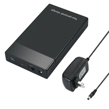 Внешний 6 Гбит/с USB 3.0 — SATA III 2,5-дюймовый 3,5-дюймовый корпус жесткого диска HD UK Plug