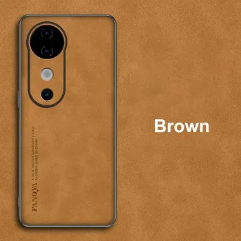 Для Vivo S19 Pro чехол Роскошный PU кожаный чехол для телефона для Vivo S17 S18 Pro S17E S18E 5G задняя крышка матовый силиконовый полная защита For Vivo S19 серый