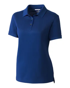 Женская рубашка-поло Cutter & Buck Advantage Tri-Blend Pique, цвет tour blue