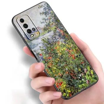 Силиконовый чехол для телефона Claude Monet для Xiaomi Redmi Note 11 10 9 8 Pro 11T 10T 10S 9S 8T 9 9A 9C 9T, черный мягкий чехол, чехол Redmi 9