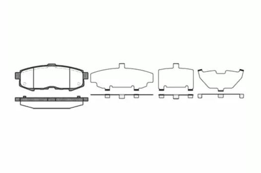 1160 00 [LEY42643ZA] !колодки дисковые з.\ Mazda MPV 04>