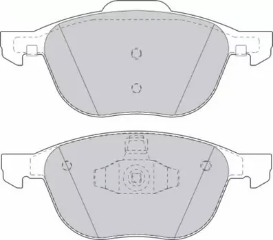 1082 00 !колодки дисковые п.\ Ford Focus 1.6i/1.6/2.0 TDCi 03>