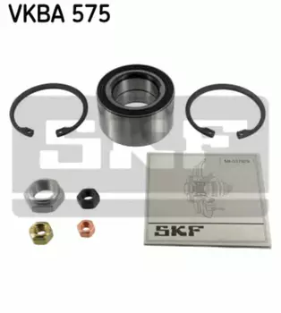 10/16=R154.26=K-02/04=F100014AS !к-кт подшипника ступ. пер.\ Audi 80/90, VW Passat 74-88 VKBA575 SKF