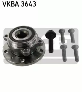10/61=R154.56 !к-кт подшипника ступ. пер.\ VW Golf 1.4i-2.0TDi/Touran 03> VKBA3643 SKF
