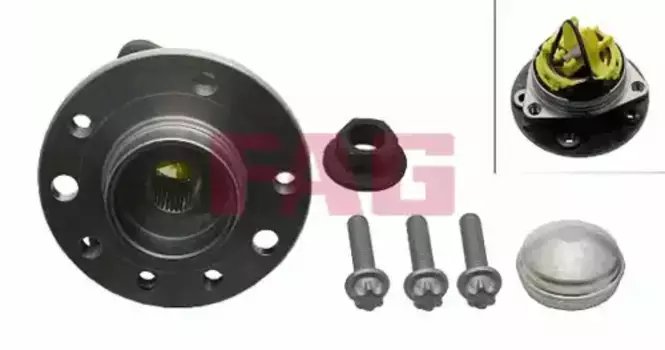 [1603841] !к-т подшипника ступ. пер.\ Opel Astra/Zafira 1.6-2.2i/1.7-1.9CDTi 04>5 болтов 713 6448 10 FAG