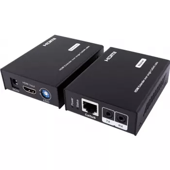 Приемопередатчик Osnovo, HDMI, RJ-45, до 6,75Гбит/с, черный (TA-HI/4+RA-HI/4)