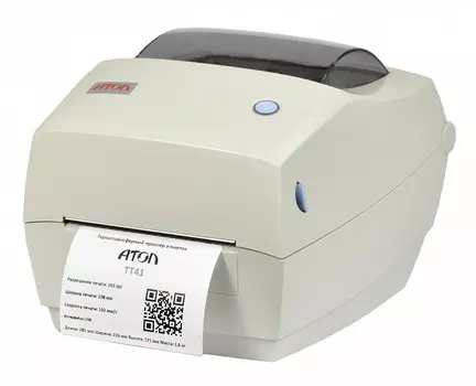 Принтер этикеток АТОЛ ТТ41, термотрансфер, 203dpi, 110мм, USB (41429)