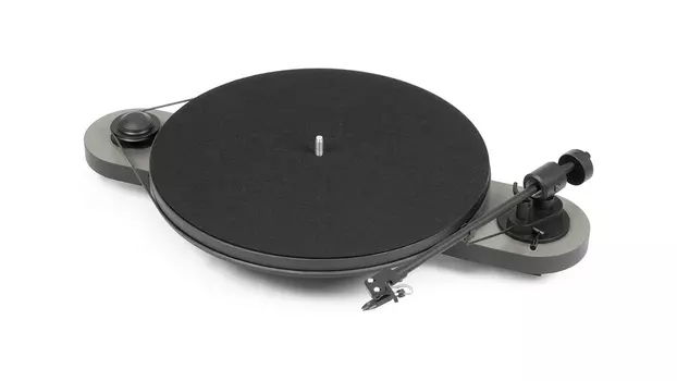 Проигрыватель винила PRO-JECT ELEMENTAL SILVER/BLACK OM5e, черный/серебристый
