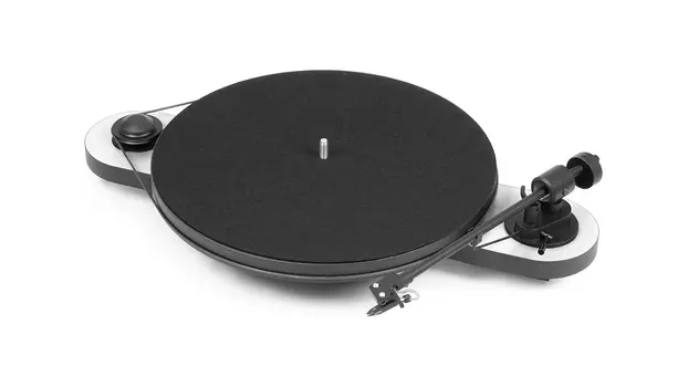 Проигрыватель винила PRO-JECT ELEMENTAL WHITE/BLACK OM5e, черный/белый