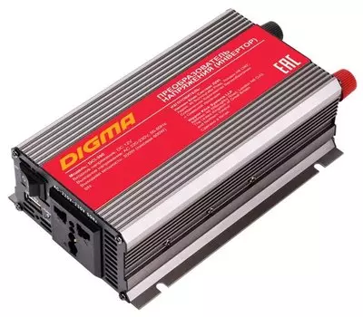 Преобразователь напряжения Digma DCI-300 300 Вт, 220В, серебристый (DCI-300)