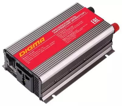 Преобразователь напряжения Digma DCI-400 400 Вт, 220В, серебристый (DCI-400)