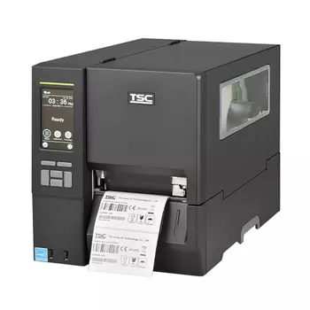 Принтер этикеток TSC MH341P, термотрансфер, 300dpi, 114 мм, намотчик, COM, LAN, USB, USB Host, BT, поддержка MFI (MH341P-A001-0302)