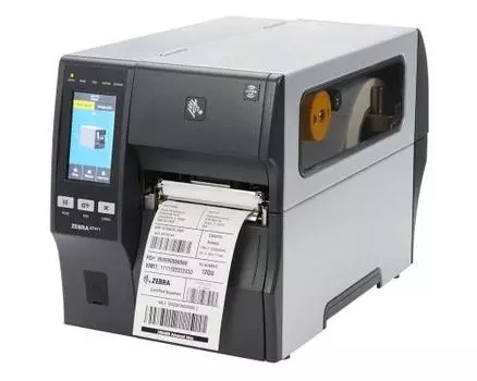 Принтер этикеток Zebra TT ZT411, термотрансфер, 203dpi, 114мм, LAN, USB, USB Host, BT (ZT41142-T2E0000Z)