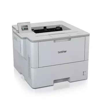 Принтер лазерный Brother HLL6450DW, A4, ч/б, 24 стр/мин (A4 ч/б), 600x600 dpi, дуплекс, сетевой, USB, белый (HLL6450DWG4)