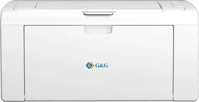 Принтер лазерный G&G P2022, A4, ч/б, 22 стр/мин (A4 ч/б), 1200x1200 dpi, USB, в комплекте: картридж + кабель USB A(m) - USB B(m), белый (P2022)