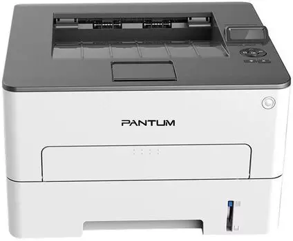 Принтер лазерный Pantum P3010DW, A4, ч/б, 30 стр/мин (A4 ч/б), 1200x1200 dpi, дуплекс, сетевой, Wi-Fi, USB, белый/черный