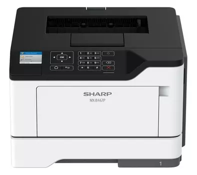 Принтер лазерный Sharp MXB467PEU, A4, ч/б, 44стр/мин (A4 ч/б), 1200x1200 dpi, дуплекс, сетевой, USB (MXB467PEU)