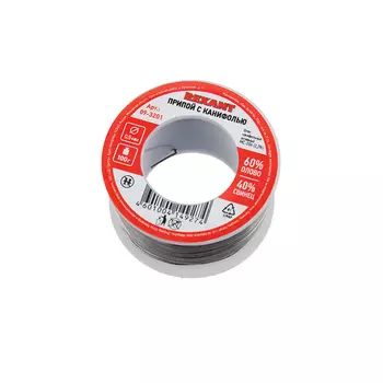 Припой с канифолью REXANT 09-3201, 0.5мм, 100г