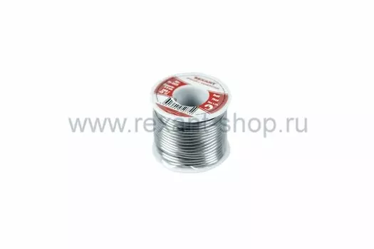 Припой с канифолью REXANT 09-3323, 2мм, 250г