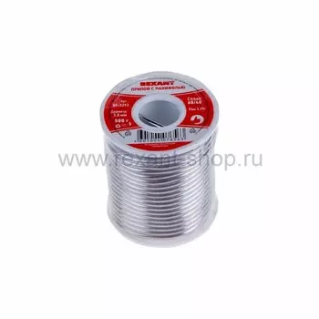 Припой с канифолью REXANT 09-3393, 3мм, 500г