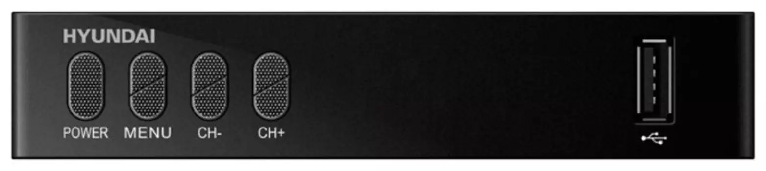 Приставка для цифрового ТВ Hyundai H-DVB440, DVB-T2/DVB-T/DVB-C, HDMI, RF