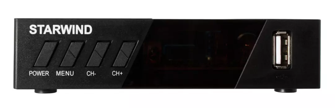 Приставка для цифрового ТВ Starwind CT-140, DVB-T2/DVB-T/DVB-C, HDMI, RCA