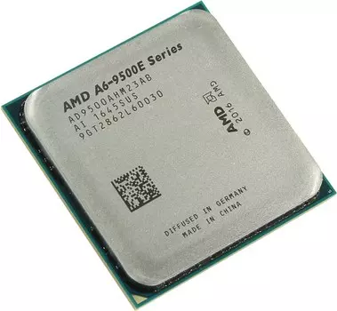 Процессор AMD A6-9500E Bristol Ridge, 2C/2T, 3000MHz 1Mb TDP-35 Вт SocketAM4 tray (OEM) (AD9500AHM23AB)