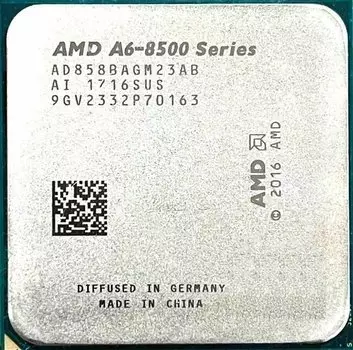 Процессор AMD A6 PRO-8580 Bristol Ridge PRO, 2C/2T, 3800MHz TDP-65W SocketAM4 tray (OEM) (AD858BAGM23AB)
