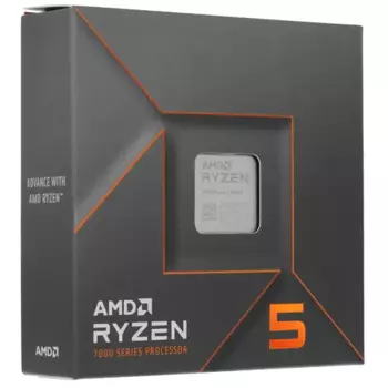 Процессор AMD Ryzen 5-7600X Raphael, 6C/12T, 4700MHz 32Mb TDP-105 Вт AM5 BOX (без кулера) (100-100000593WOF)