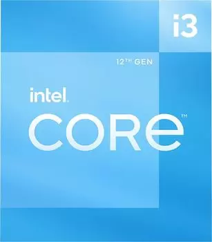 Процессор Intel Core i3-12100 Alder Lake, 4C/8T, 3300MHz 12Mb TDP-60 Вт/89 Вт LGA1700 tray (OEM) (CM8071504651012)