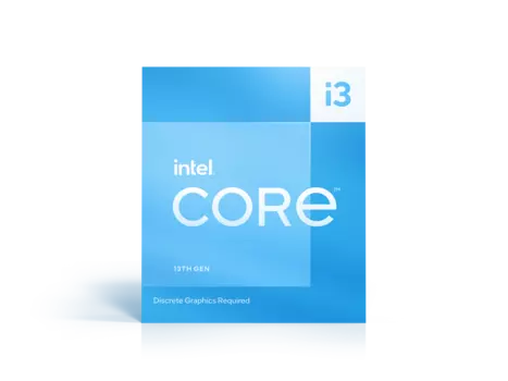 Процессор Intel Core i3-13100F Raptor Lake, 4C/8T, 3400MHz 12Mb TDP-58 Вт/89 Вт LGA1700 BOX (BX8071513100F)