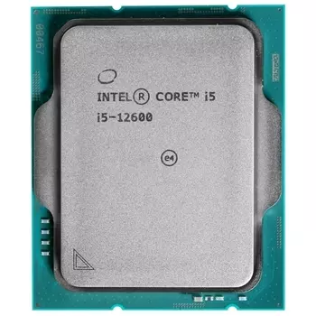 Процессор Intel Core i5-12600 Alder Lake, 6C/12T, 3300MHz 18Mb TDP-65 Вт/117 Вт LGA1700 tray (OEM) (CM8071504647406S)