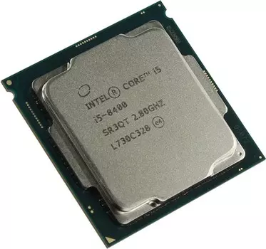 Процессор Intel Core i5-8400 Coffee Lake, 6C/6T, 2800MHz 9Mb TDP-65 Вт Socket1151 v2 tray (OEM) (Совместимы только с 3хх чипсетами!) (CM8068403358811SR3QT)
