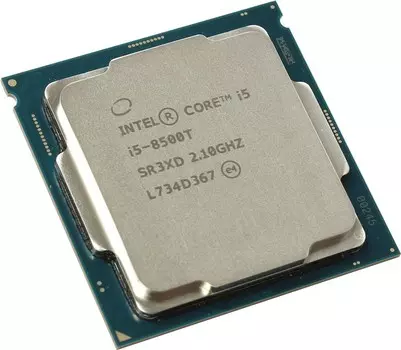 Процессор Intel Core i5-8500T Coffee Lake, 6C/6T, 2100MHz 9Mb TDP-35W Socket1151 tray (OEM) (Совместимы только с 3хх чипсетами!) (CM8068403362509SR3XD)