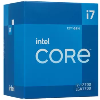 Процессор Intel Core i7-12700 Alder Lake, 12C/20T, 2100MHz 25Mb TDP-180 Вт LGA1700 BOX (BX8071512700)
